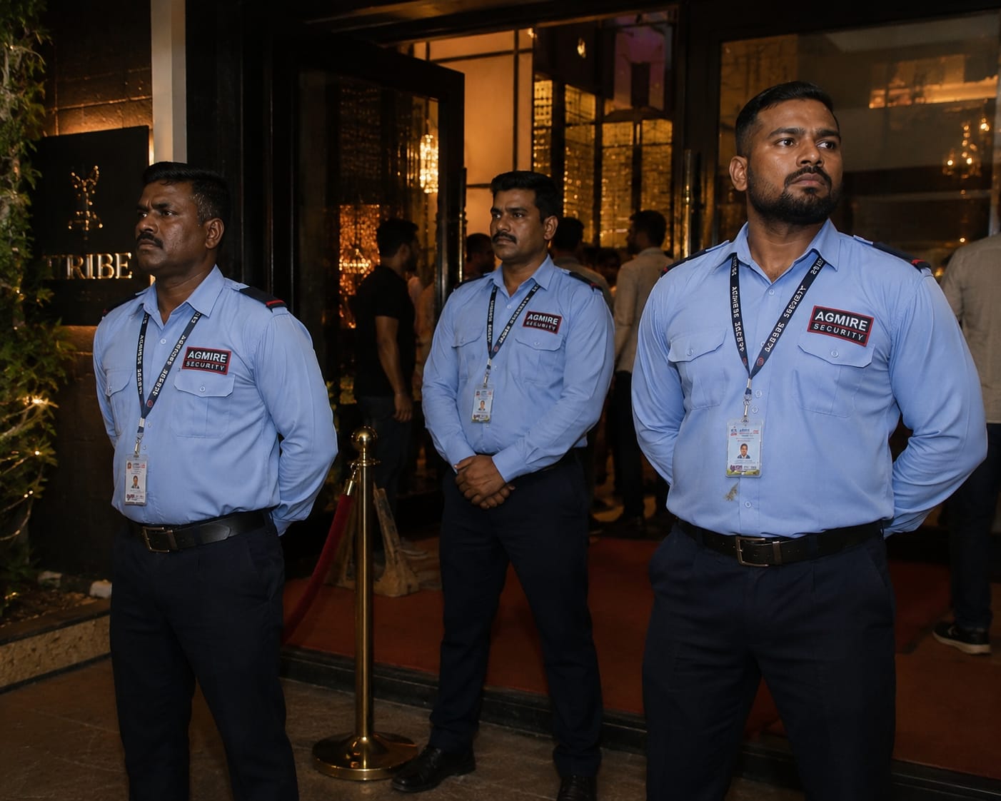 AGMIRE SECURITY guards at a premium event